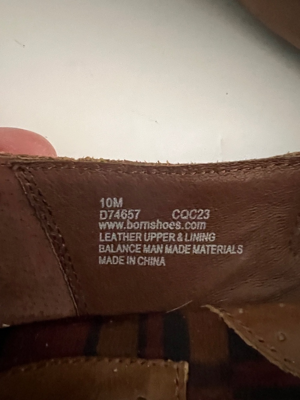 Born Tan Slip-On Leather Flats - Picture 7 of 7
